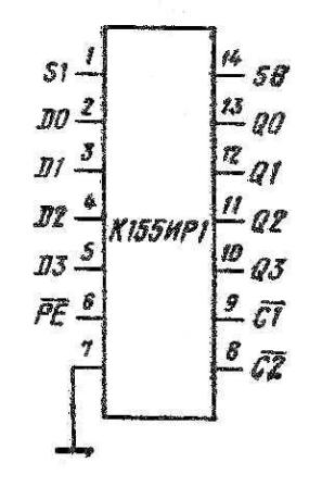 Цоколёвка К155ИР1, КМ155ИР1 (7495)