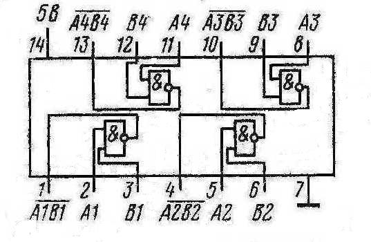 К155ЛА8 КМ155ЛА8 7401