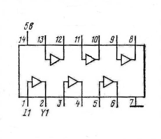 К155ЛП4 КМ155ЛП4 7417 SN7417N, SN7417J