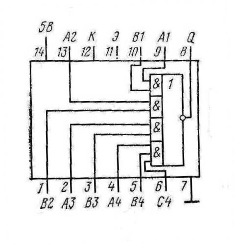 К155ЛР3 КМ155ЛЗ3 7453 SN7453N, SN7453J